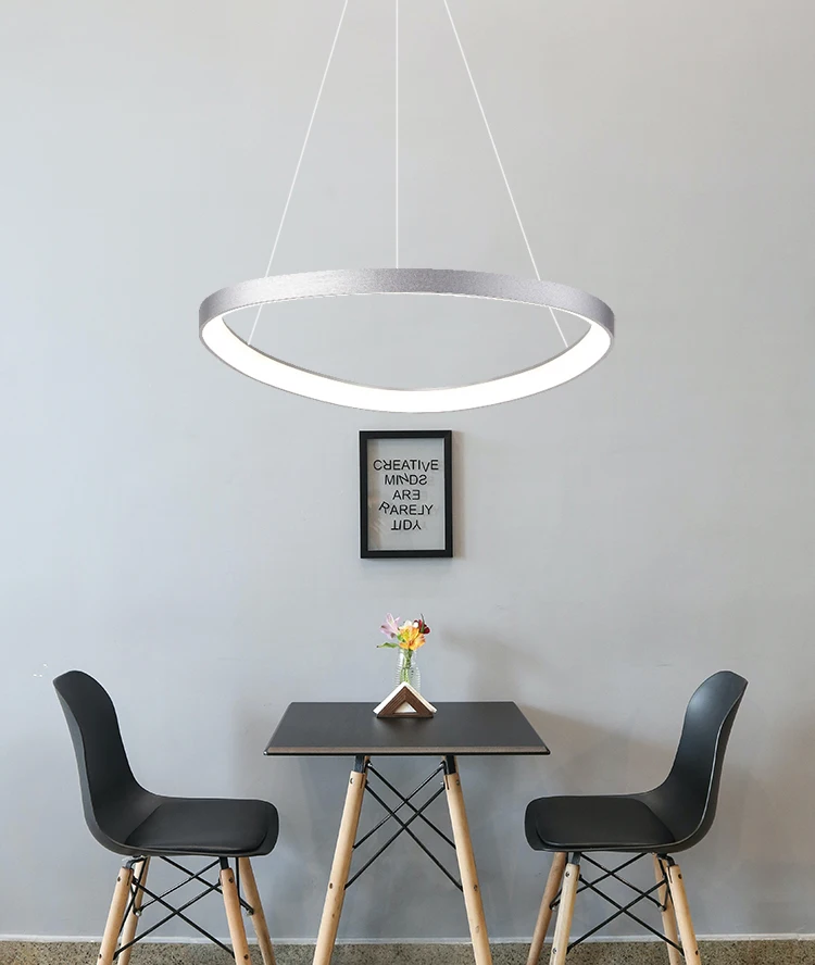 Drop led indoor metal acrylic interior lighting nordic luxury modern pendant light chandeliers