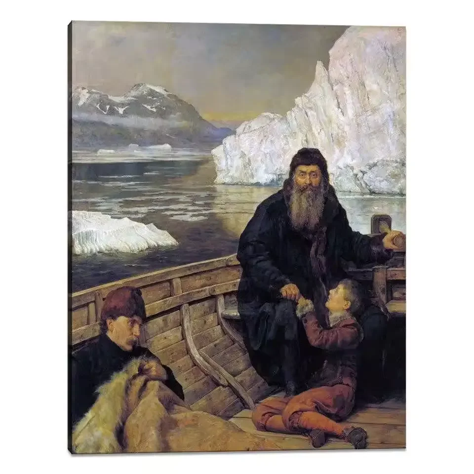 Europe Home Decor Art Gallery Collection The Last Voyage of Henry Hudson By John Collier Oil Painting Reproduction