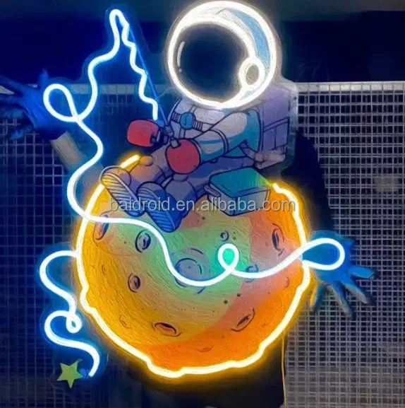 LED Flexible Neon Sign Luminous Neon Signage Sillicon Flex Neon Letter for Home Bar Decoration