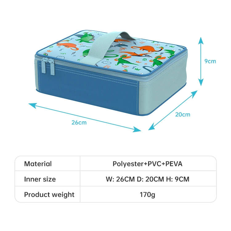 Children Cartoon Custom Lunch Cooler Bag Picnic Cooler Box Bags Lunch Bags For School Kids