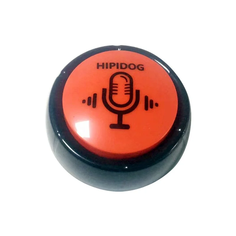 Popular 89x40mm big dog buttons dog command buttons dog and cat teaches button