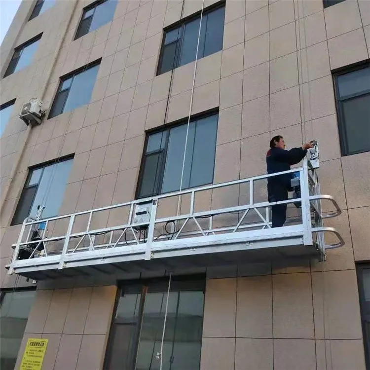 ZLP630 windows cleaning gondolas suspended platform motorized electric hanging scaffolding in stock