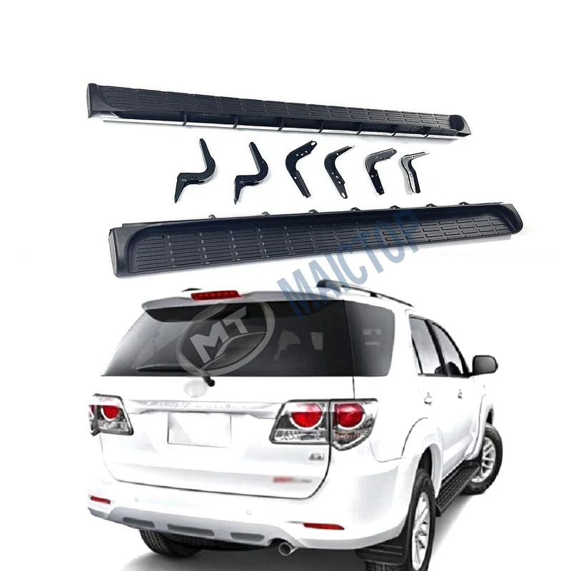 MAICTOP car accessories aluminum running board side step for fortuner 2011-2015 2016-2021 Nerf bar Side pedals