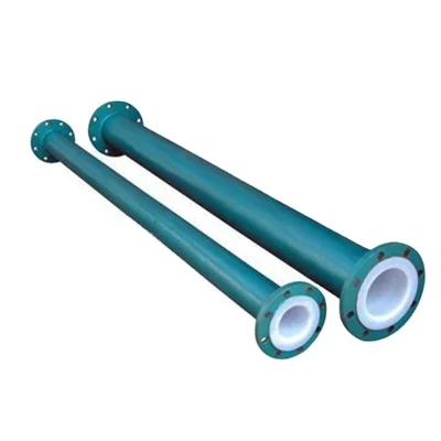 PTFE  LINED PIPE AND FITTINGS ARE RESISTANT TO CORROSION FULL VACUUM AND HIGH PRESSURE DURING CORROSIVE LIQUID HANDLING