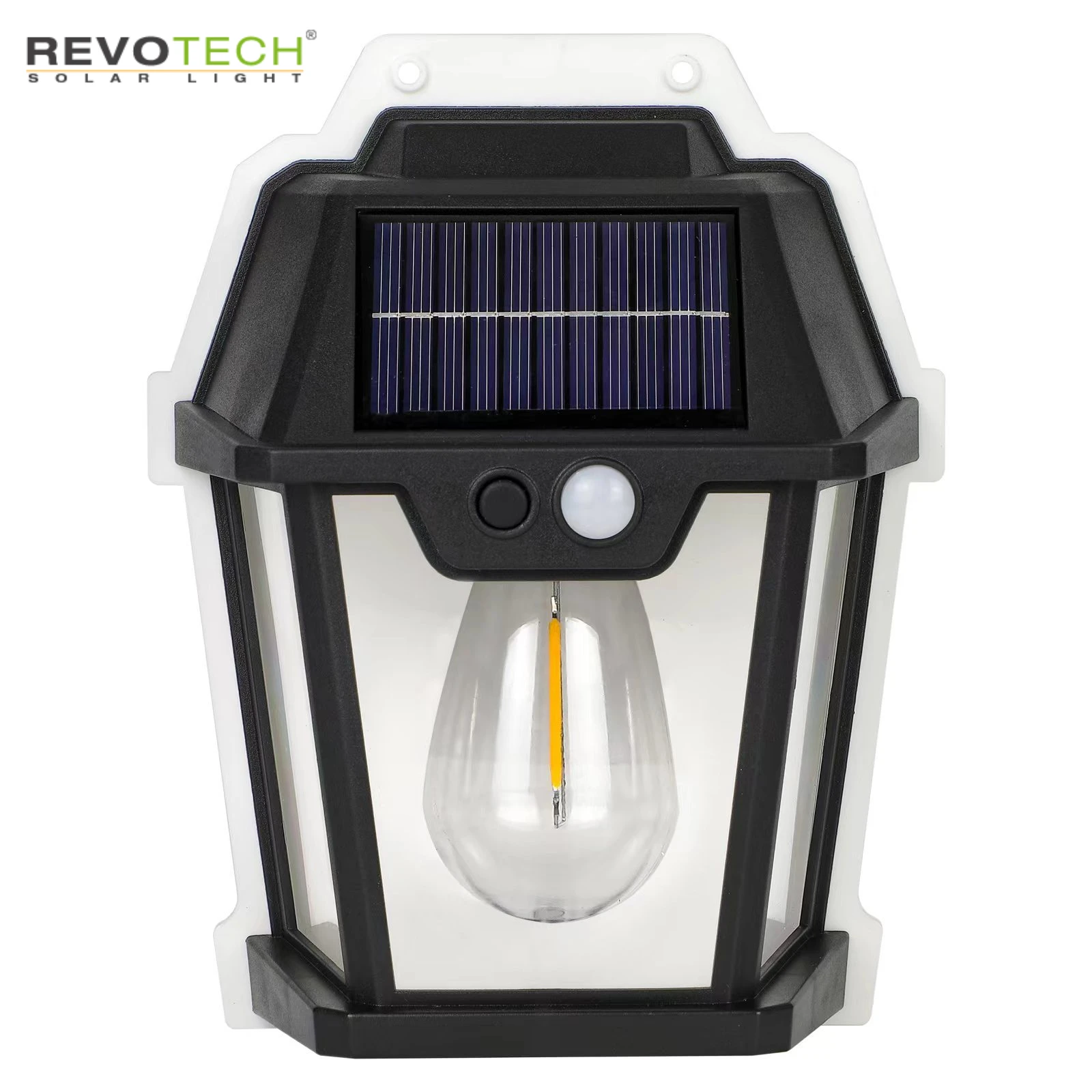 Solar Outdoor Tungsten Bulb Wall Light For Villa Patio Garden Lamp