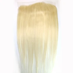 Wholesale 13A 613 blonde human virgin hair HD lace closure front, 613 13x4  lace frontal