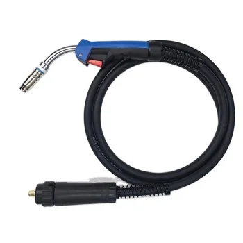 MIG MAG Welding Torch Binzel type 25KD Weld Parts Gas Cooled  25KD Torch With 3M Cable Length Euro Central Adaptor
