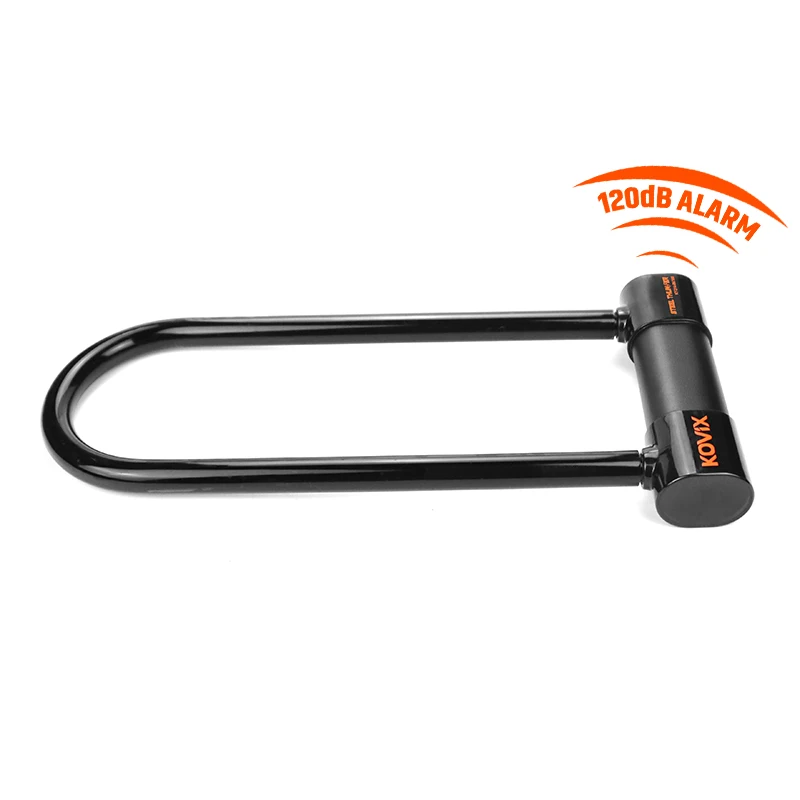 New Design Smart 120-Decibel Alarm U Lock Anti-Theft U Shape Lock for Bike Motorcycle
