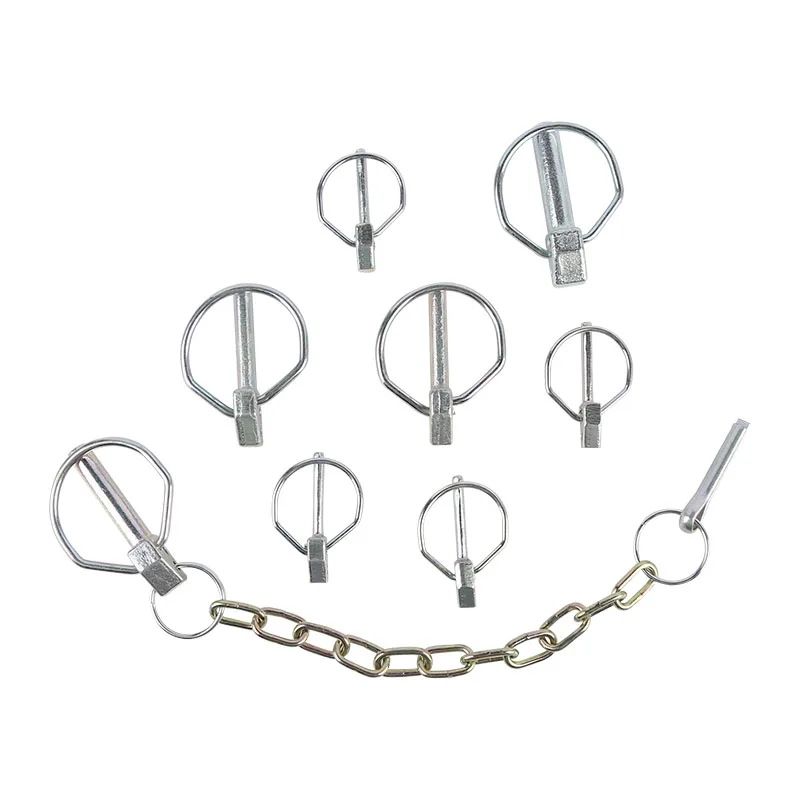 Various wire lock snapper pin customized plus grip clip safety tube pin clip