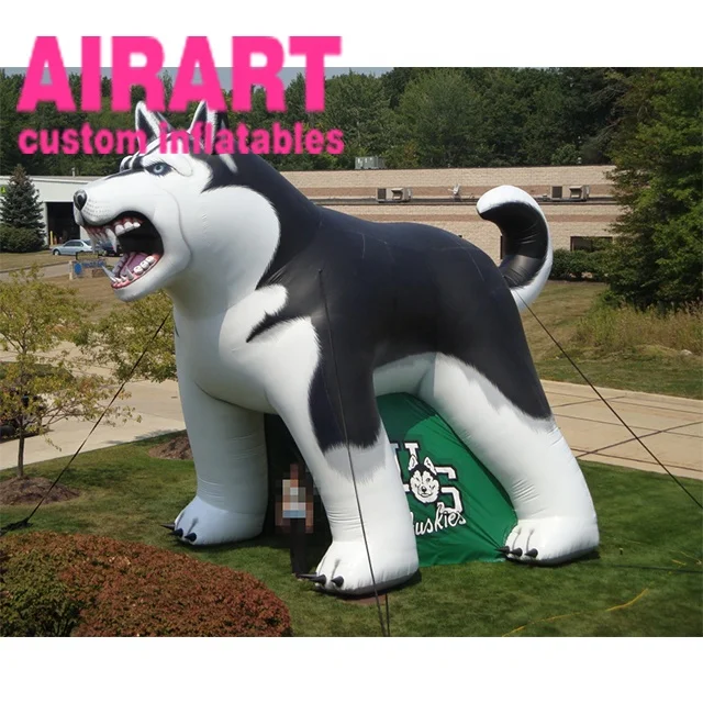 Giant advertisement inflatable mascot tunnel inflatable tiger football tunnel for game entrance