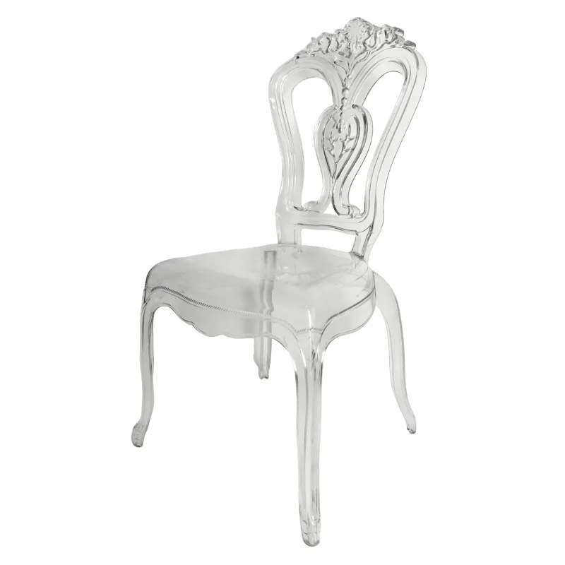 Wholesale Hotel Clear Acrylic Event Chairs Party Dining Sale Plastic Chiavari Chair Crystal Wedding Transparent Chair