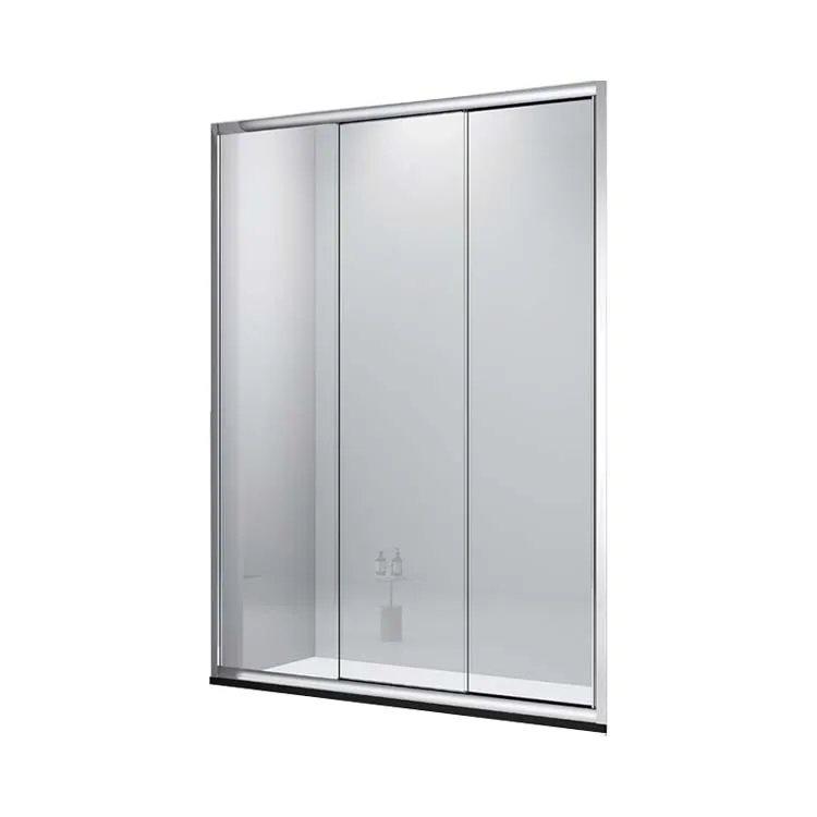Раздвижная душевая рама из закаленного стекла