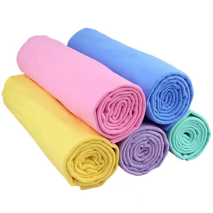 PVA supredry Clean Cham Car Wash Cloth 43*32cm Auto Clean Chamois Leather Car Cleaning Cloth