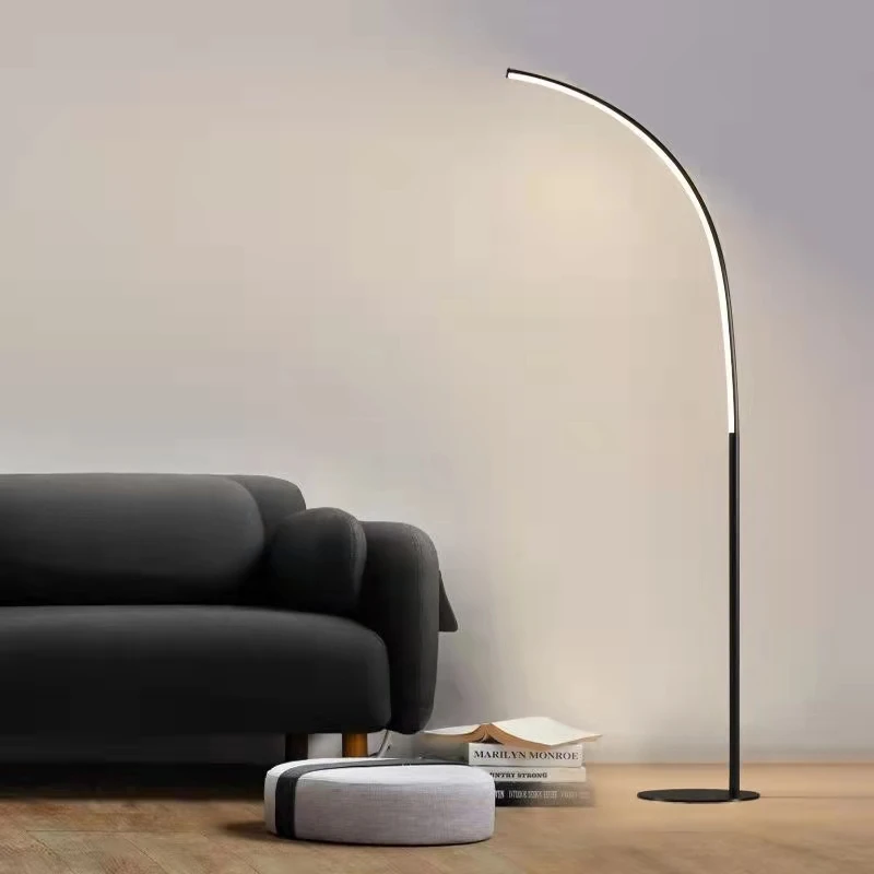 Floor Light Nordic Creative Living Room Bedroom Study LED Simple Standing Lamp Fishing Reading Floor Table Lamp