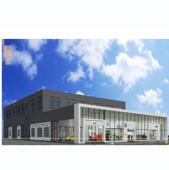 prefabricated hall steel car showroom