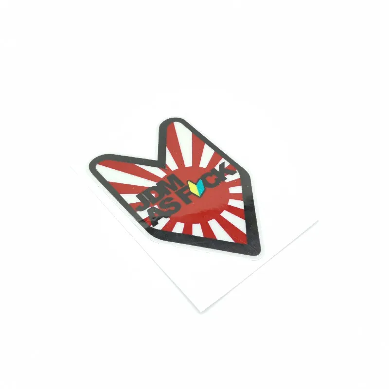 Wholesale Auto Stickers Pvc Anime Reflective Fender Trunk Decal Gift Refit Japan New Driver For Jdm Nissan Lexus Car Accessories