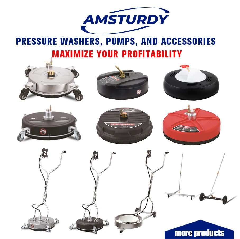 Amsturdy Wholesale High Pressure Surface Cleaner Trolley 15' 3100psi