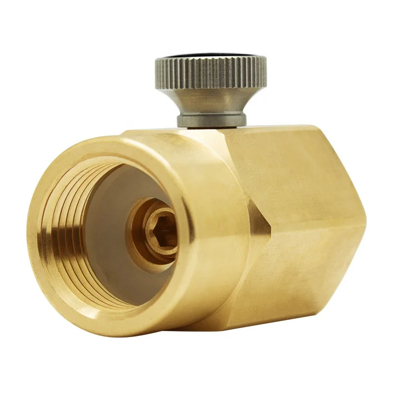 2023 Hot sale Mini CO2 Refill Adapter Household soda Bottle Soda Water Cylinder CO2 Filling Connector cartridges