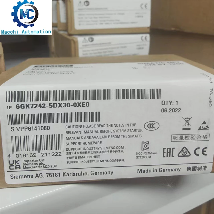 6GK7242-7KX31-0XE0 SIEMENS PLC  SIMATIC S7-1200 CP1242-7 V2 Communications processor