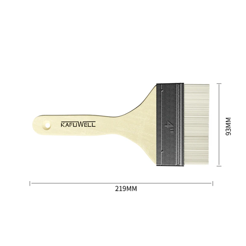 KAFUWELL EM5285 Barbecue Brush Egg Cream Cake Bread Butter Brush Large Medium And Small Size Wool Brush