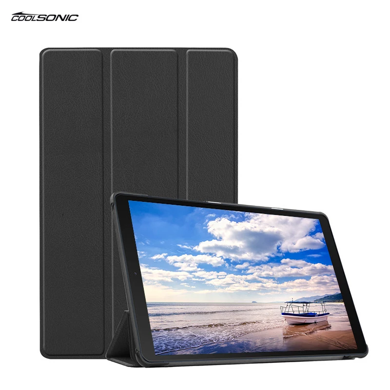 Чехол для планшета из ПУ кожи samsung Galaxy Tab A7 10 4 дюйма T500 T505 кожаный чехол тройного сложения Samsung