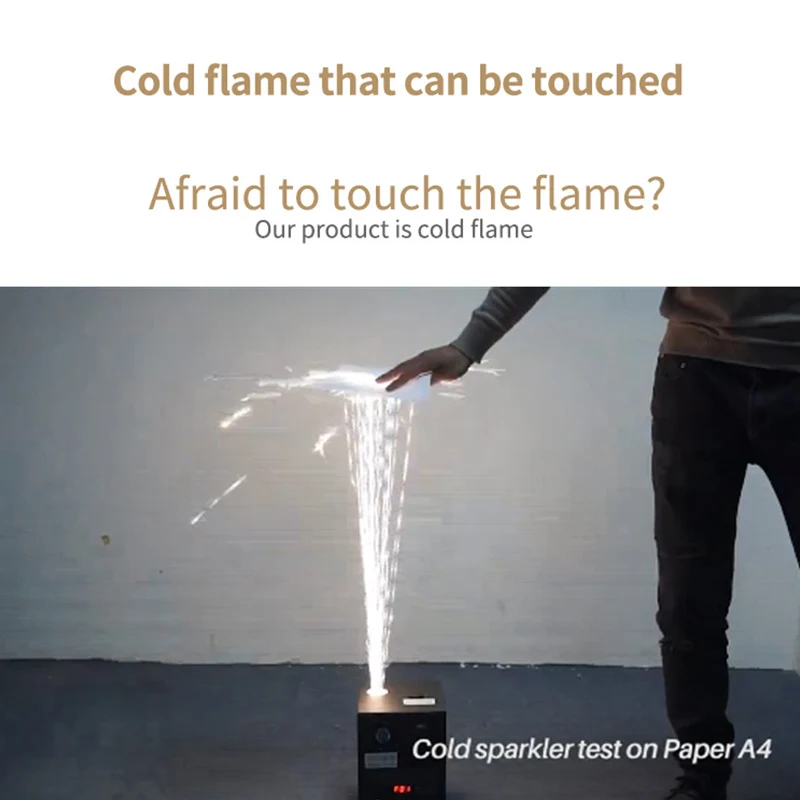 Оптовая продажа, большая машина холодной свечи фейерверка 750 Вт для вечеринок, свадеб, вечеринок, свадеб