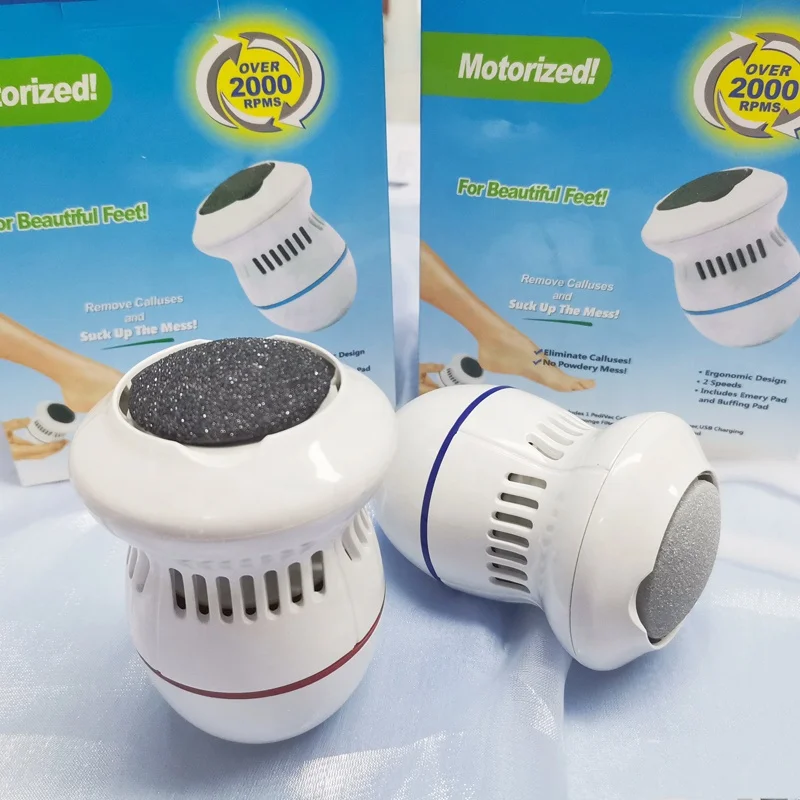 Dual Speed Vacuum Adsorption Foot Grinder Pedicure Tools Home USB Feet Care Sander for Dead Hard Crack Foot Skin Callus Remover