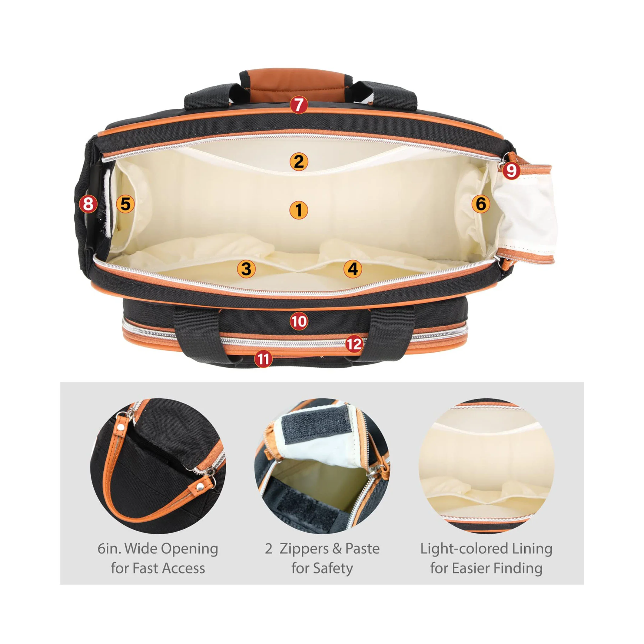 Многофункциональная сумка для подгузников от производителя, водонепроницаемая сумка для подгузников с пеленальным ковриком, портативная многоразовая сумка-тоут для подгузников