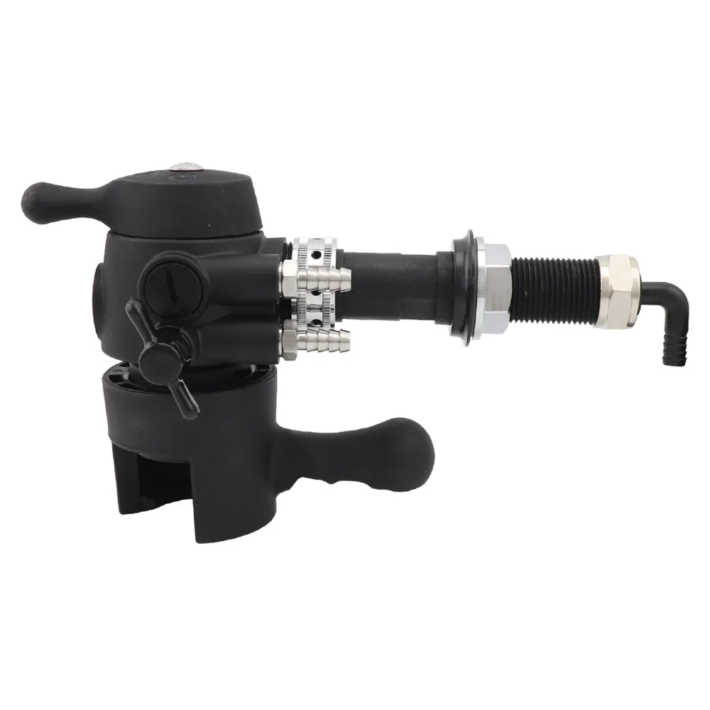 Counter Pressure Manual Bottle Filler De-foaming Beer Tap For 28mm PET Bottle Remove Foam Home Brewing Dispensing Bar Equipment