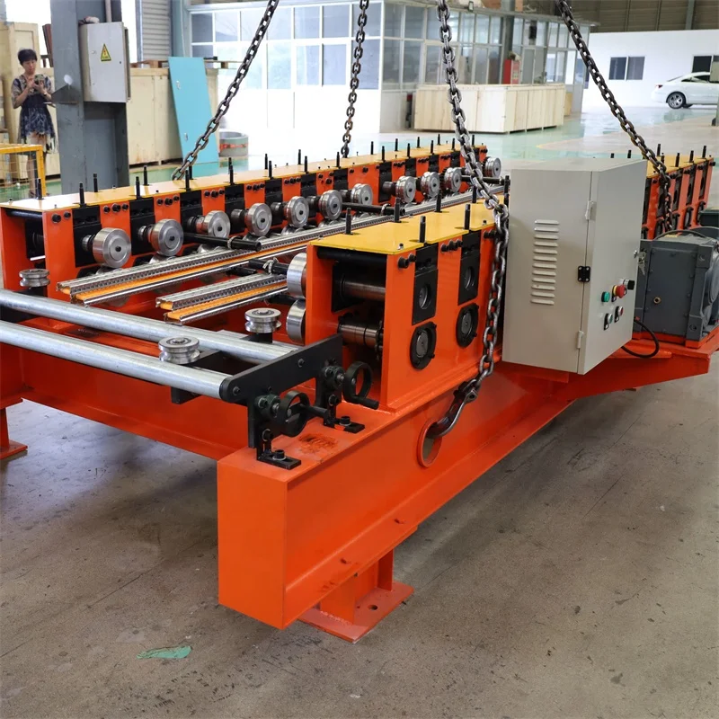 High-end Semi-Automatic Cable tray cable ladders Roll Forming Machine  Edge Locking Machine