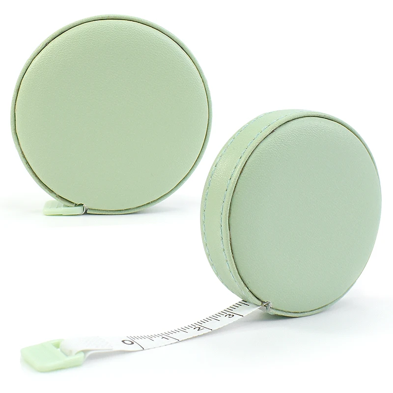 Dual Sided Retractable Ruler Sewing Tape Measure Medical Body Cloth Tailor Craft Dieting Soft Leather Measuring Tape