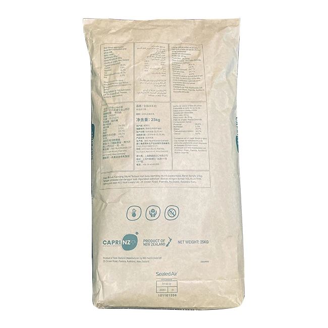 Baby Food Full Cream Prices Wholesale Whole 25kg Bag 100% Natrual High Quality New Zealand Pure Goat Millk Powder