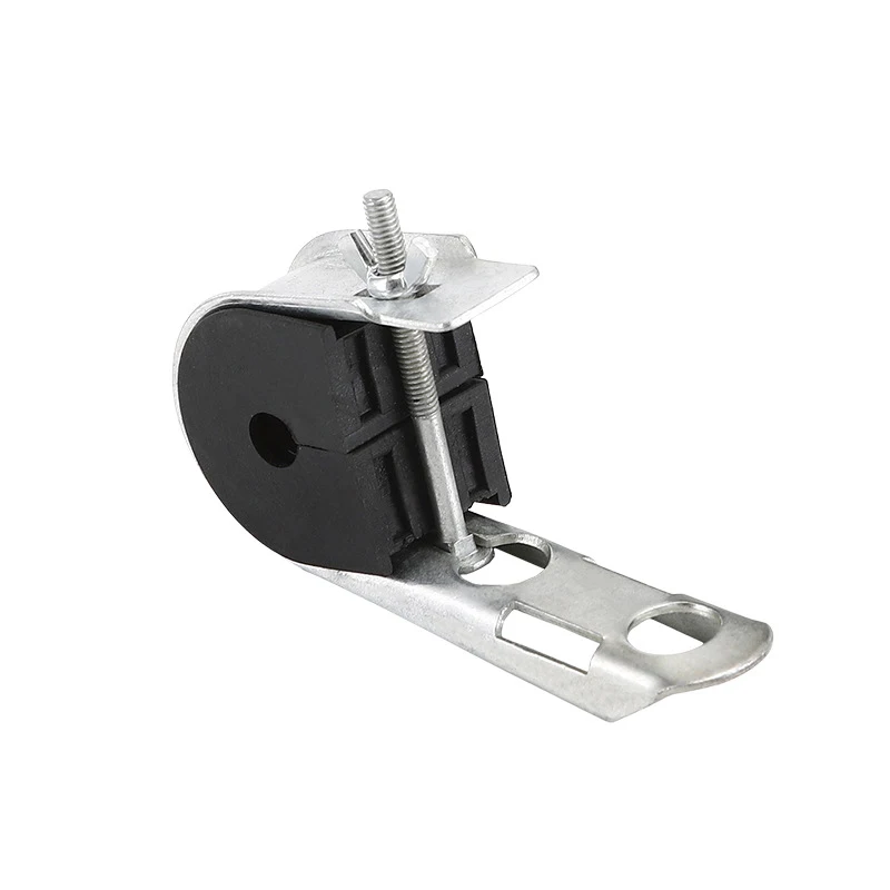 10-15mm J-hook suspension fixture for ADSS fiber optic cable ADSS suspension bridge cable clamp