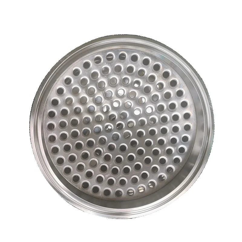 Нержавеющая сталь 304 трехзажим полусферический фильтрующий пластинчатый редуктор