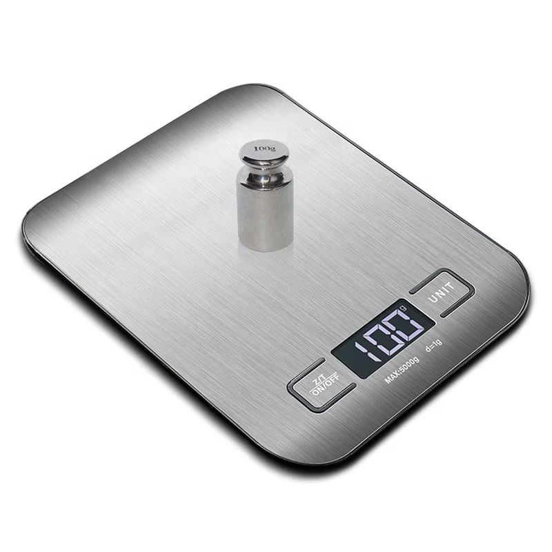 LCD Display Food kitchen scale Multifunctional 10kg Weight Grams Ounces Stainless Steel Digital Weighing Kitchen Scale