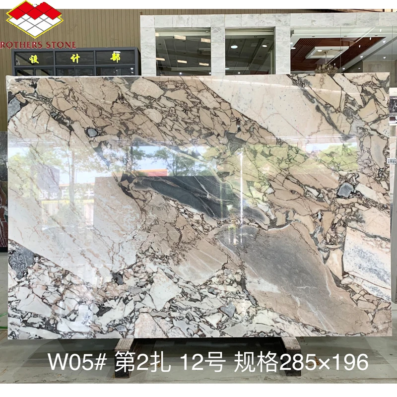 China White Marble with Blue Vein Nature Stone Chinese Calacatta White Marble Slab Stone