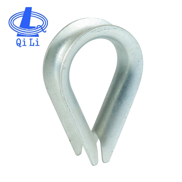 Thimble Standard Stainless 316 G411 H Wire Rope Us Type steel wire rope Thimble
