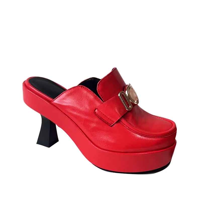 2022 Arrivals Brand Fashion Women Pumps Slippers Platform High Hells Big Size 44 Wholesale Luxury Dropship Elegant Ladies Pumps