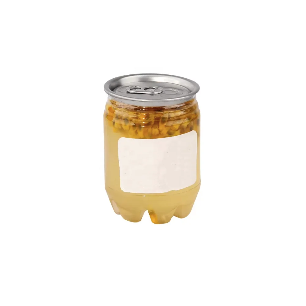 PET transparent 50/100/150/200/300/500ml drinks packaging clear empty plastic can soda bottle packaging