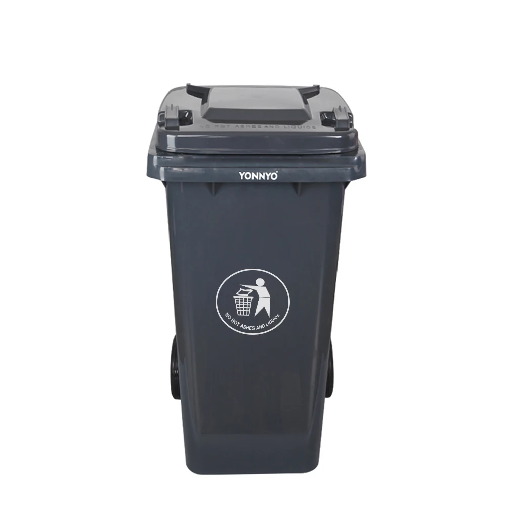 Передвижная мусорная корзина 120l wheelie, мусорная корзина, пластиковая мусорная корзина