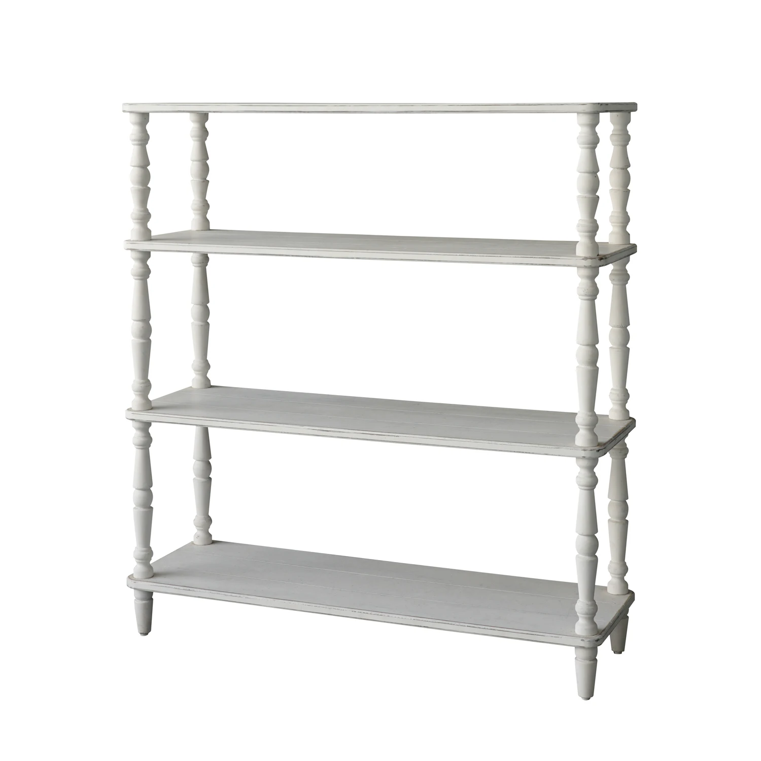 YUNFEI Antique white console shelf four layer 303