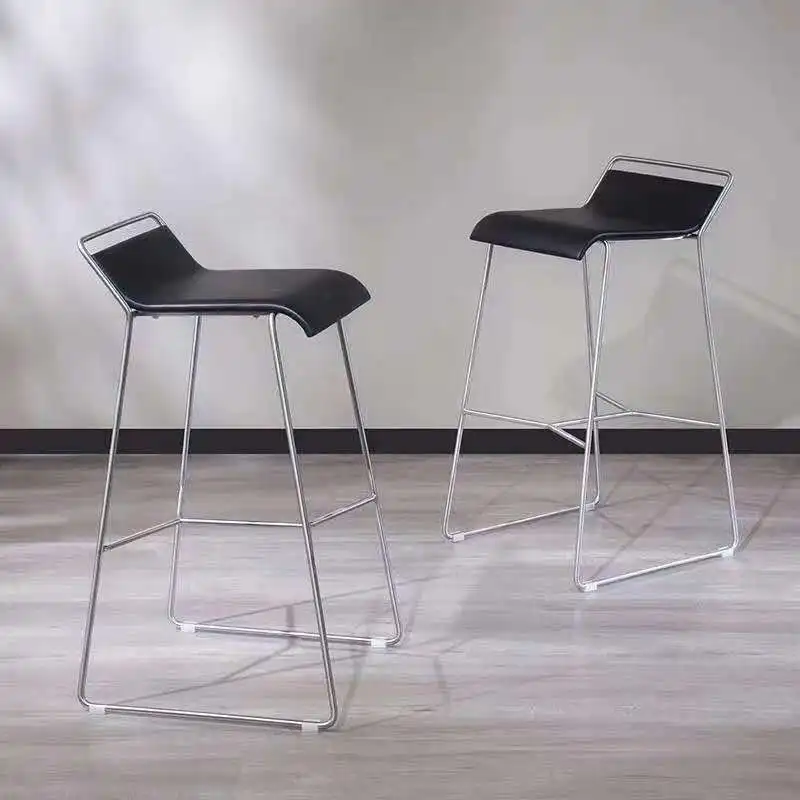  Stainless steel high bar chair