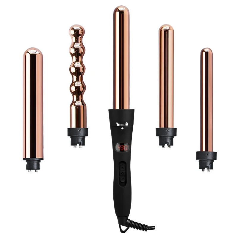 
ROHS certificate hair curler set portable mini hair curling iron 