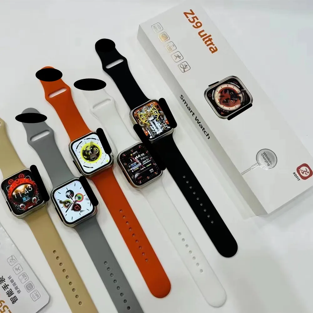 OEM 2022 Z59 ultra smartwatch serie 8, 2.02 lcd rdfit Fitness NFC alipay wireless charge reloj watch 8 for series 8 smart watch
