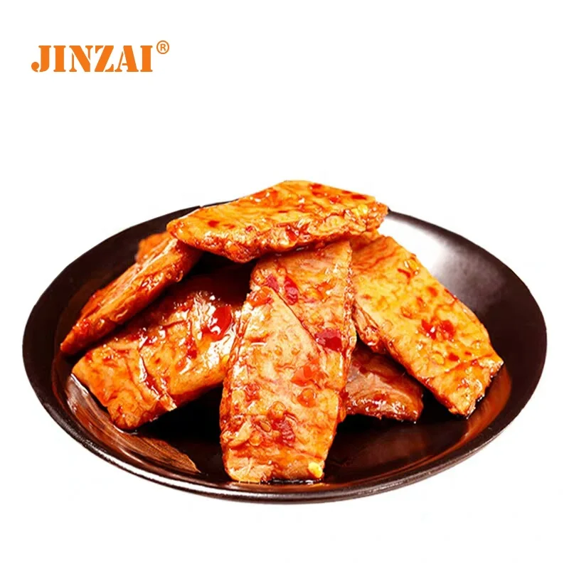 JINZAI 23 г в упаковке, высокая протеиновая низкоуглеродистая китайская еда, Вегетарианская мясовая закуска для удовольствия