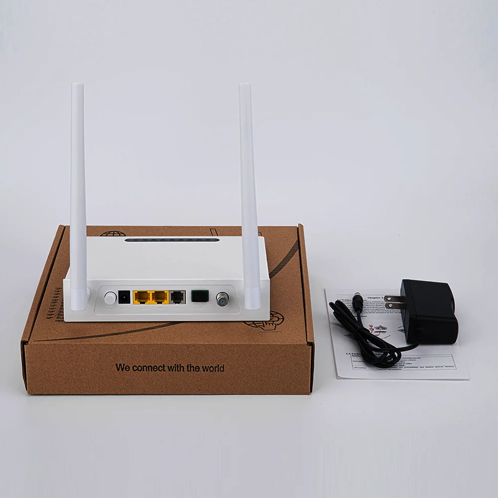 XPON ONT 1GE + 1FE Wifi CATV Fiber Epon Gpon