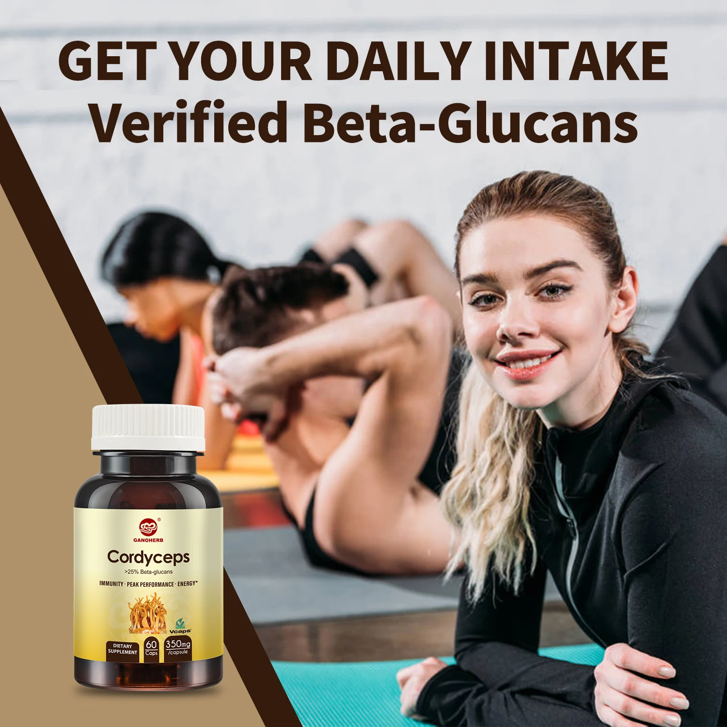 Organic Cordyceps Militaris Powder Capsule For Energy Booster