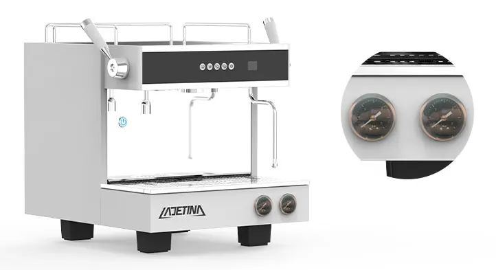 2024 Commercial Coffee And Teaespresso Shop Supplies Cappuccino Semi Automatic Espresso Coffee Making Machine