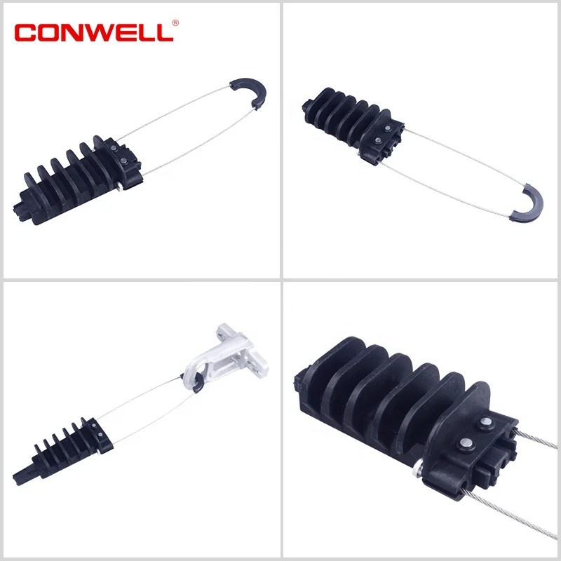 2 core centralized tension clamp / dead end clamp / plastic strain clamp