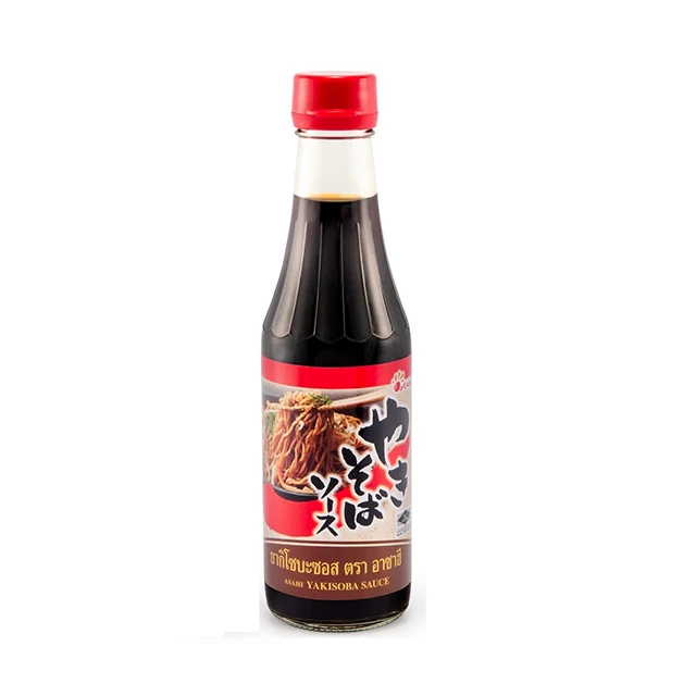 Premium Little Our And Little sweet Taste Japanese Yakisoba  Sauce 300ml in PET Bottle Packaging